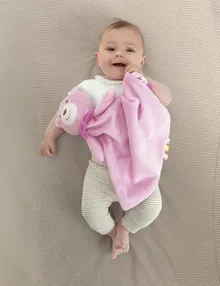 Chicco, First Dreams, przytulanka z muzyką, Maxi Doudou, różowa