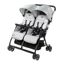 Chicco, Ohlalà Twin, wózek bliźniaczy, Silver Cat