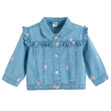 Cienka jeansowa kurtka w truskawki Cool Club