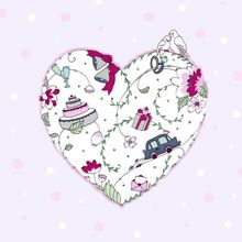 Clear Creations, Swarovski, karnet, Serce