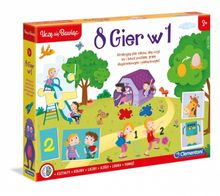 Clementoni, edukacyjny zestaw 8w1, gry edukacyjne