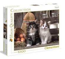 Clementoni, High Quality, Koty, puzzle, 1000 elementów