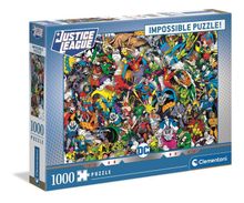 Clementoni, Impossible puzzle, Liga Sprawiedliwości, DC Komiks, puzzle, 1000 elementów