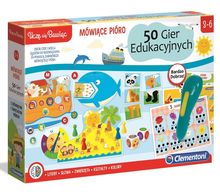 Clementoni, Uczę się bawiąc, Mówiące pióro, 50 gier edukacyjnych