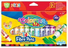 Colorino, mini flamastry, 12 kolorów