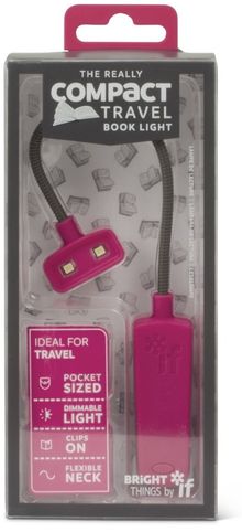 Compact Book Light, lampka do książki, różowa