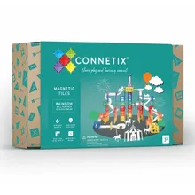 Connetix, Rainbow Ball Run Pack, klocki magnetyczne, 92 elementów