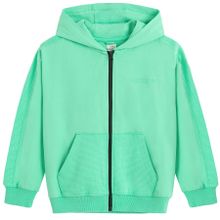 Cool Club, Bluza chłopięca z kapturem, rozpinana, zielona
