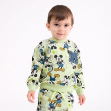 Cool Club, Bluza chłopięca, zielona, Myszka Miki