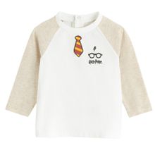 Cool Club, Bluzka chłopięca z długim rękawem, ecru, Harry Potter