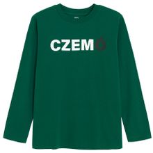 Cool Club, Bluzka chłopięca z długim rękawem, zielona
