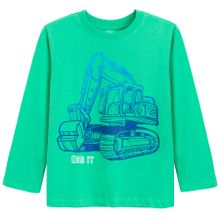 Cool Club, Bluzka chłopięca z długim rękawem, zielona