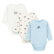 Cool Club, Body chłopięce z długim rękawem, mix, zestaw, 3 szt.