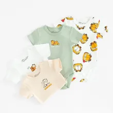 Cool Club, Body chłopięce z krótkim rękawem, mix, zestaw, 4 szt., Garfield