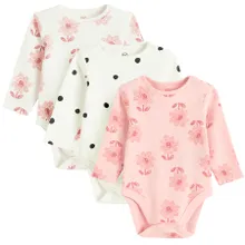 Cool Club, Body dziewczęce z długim rękawem, mix, zestaw, 3 szt.