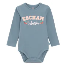 Cool Club, Body dziewczęce z długim rękawem, niebieskie