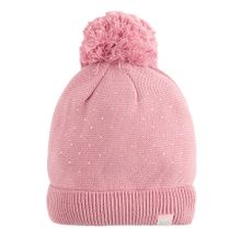 Cool Club, Czapka dziewczęca z pomponem, różowa