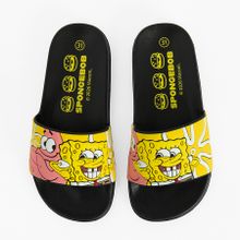 Cool Club, Klapki chłopięce, czarne, SpongeBob