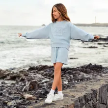 Cool Club, Komplet dziewczęcy, Bluza, Szorty, niebieski