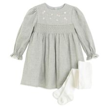 Cool Club, Komplet dziewczęcy, Sukienka z długim rękawem, Rajstopy, mix