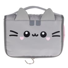 Cool Club, Kot, kosmetyczka wisząca, szara