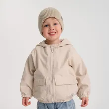 Cool Club, Kurtka chłopięca z kapturem, beżowa