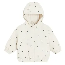 Cool Club, Kurtka dziewczęca z kapturem, biała