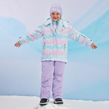Cool Club, Kurtka narciarska dziewczęca z kapturem, ocieplana, mix