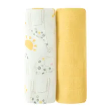 Cool Club, Pieluchy tetrowe niemowlęce, mix, 70-80cm, zestaw, 2 szt.