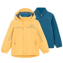 Cool Club, Przeciwdeszczowa kurtka chłopięca z kapturem, 3w1, Bluza polarowa, rozpinana, mix