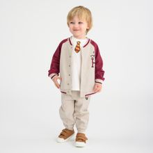 Cool Club, Spodnie dresowe chłopięce, beżowe, Harry Potter