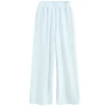 Cool Club, Spodnie dresowe dziewczęce, wide, welurowe, niebieskie