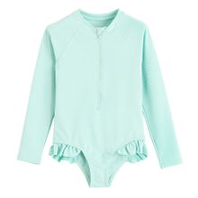 Cool Club, Strój kąpielowy dziewczęcy jednoczęściowy, UV 50, turkusowy