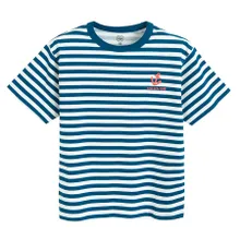 Cool Club, T-shirt chłopięcy, biało-niebieski