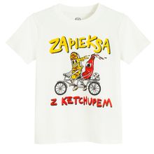 Cool Club, T-shirt chłopięcy, biały