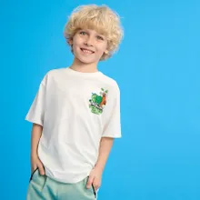 Cool Club, T-shirt chłopięcy, biały