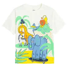 Cool Club, T-shirt chłopięcy, biały