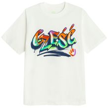 Cool Club, T-shirt chłopięcy, biały