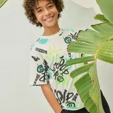 Cool Club, T-shirt chłopięcy, biały
