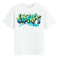 Cool Club, T-shirt chłopięcy, biały