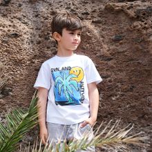 Cool Club, T-shirt chłopięcy, biały