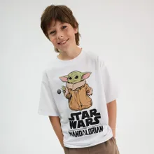 Cool Club, T-shirt chłopięcy, biały, Star Wars