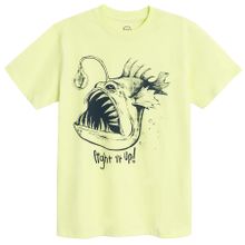 Cool Club, T-shirt chłopięcy, limonkowy
