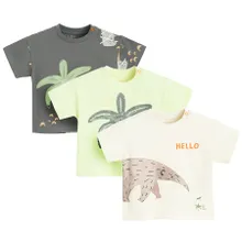 Cool Club, T-shirt chłopięcy, mix, zestaw, 3 szt.