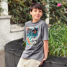 Cool Club, T-shirt chłopięcy, szary