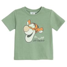 Cool Club, T-shirt chłopięcy, zielony, Kubuś Puchatek