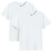 Cool Club, T-shirt dziecięcy, biały, zestaw, 2 szt.