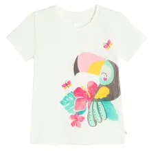 Cool Club, T-shirt dziewczęcy, biały