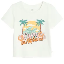 Cool Club, T-shirt dziewczęcy, biały
