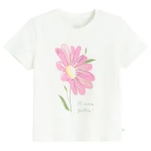 Cool Club, T-shirt dziewczęcy, biały